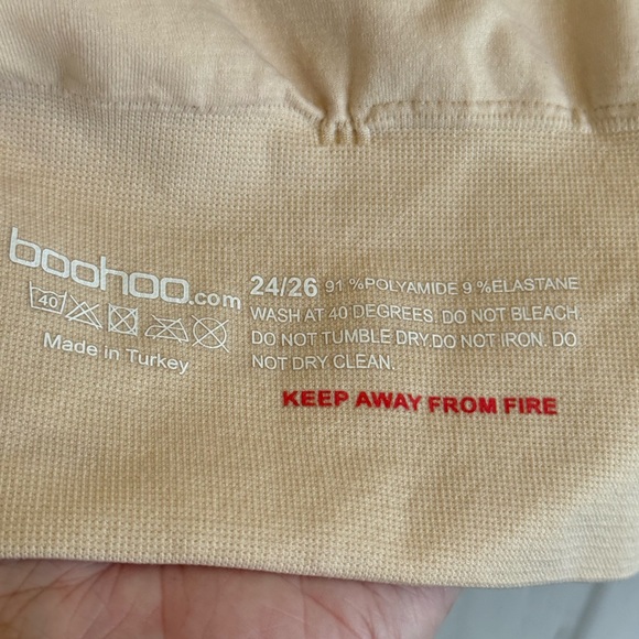 Boohoo Plus Cream Colored Bra, Size 24/26 - Picture 7 of 7
